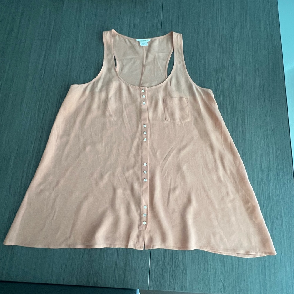 Club Monaco Flowy Silk Tank